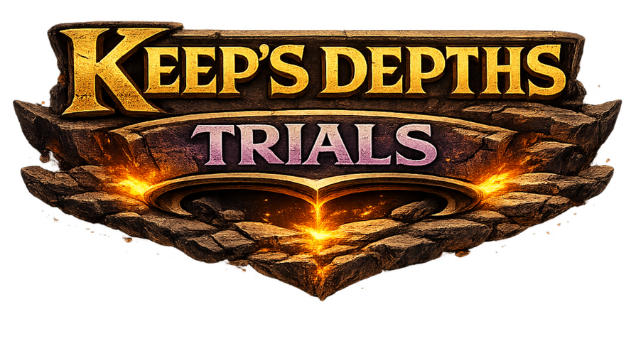 Keep's Depths Trials Chapter Branding