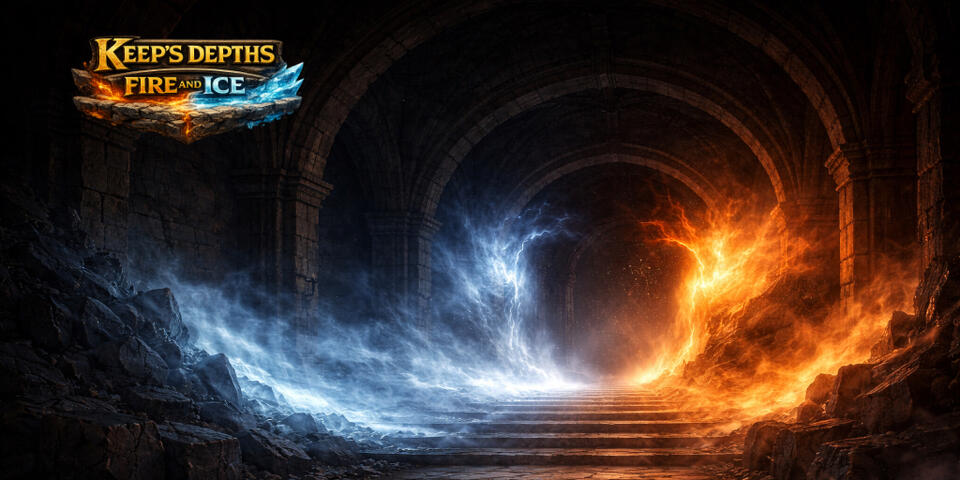 Keep's Depths Fire and Ice Chapter Splash Screen
